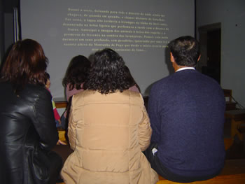Sessão de cinema com 