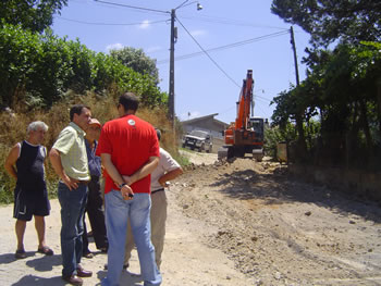 Caminho entre lugares da Venda e Martim d'Além está a ser pavimentado