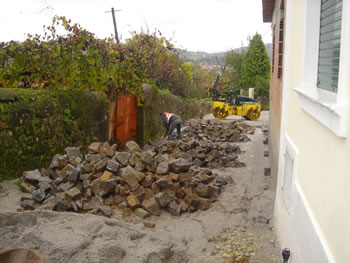 Caminho da Pousada está a ser pavimentado