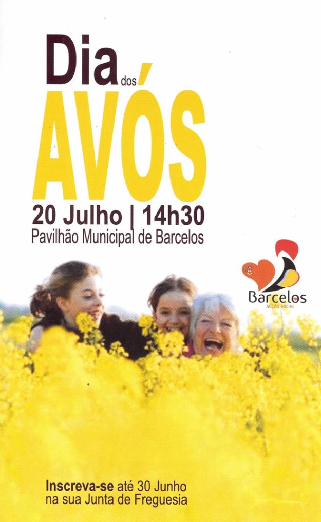Abertas inscrições para o Dia dos Avós