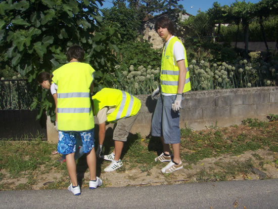 Jovens martinenses cuidam da nossa terra