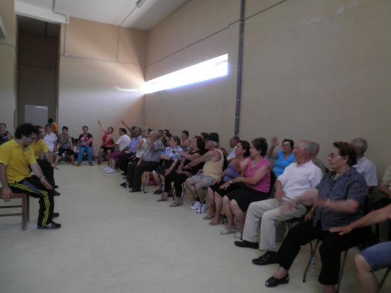 Seniores não faltaram  a tarde desportiva