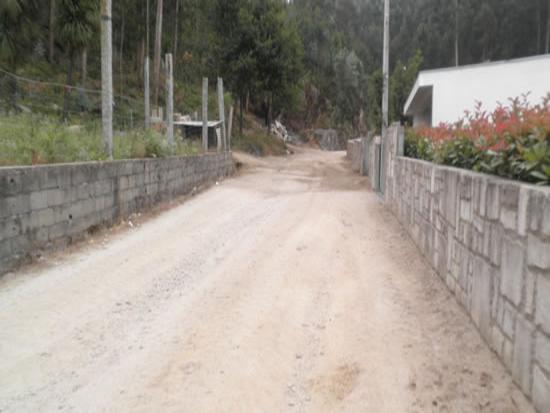 Rua da Plaina está em obras