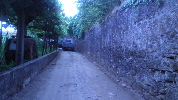 Rua das Águas Livres está a ser requalificada