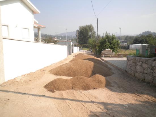Calçada da Venda está em obras