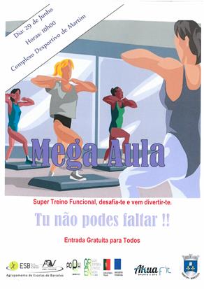 Aula gratuita de Ginástica no Complexo Desportivo de Martim.