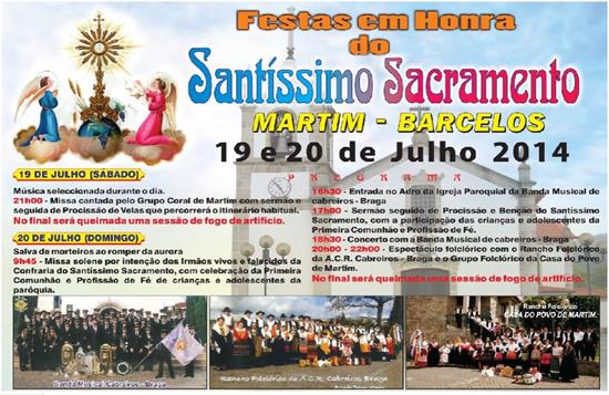 Festas em honra do Santíssimo Sacramento