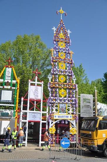 Arco de Romaria está pronto