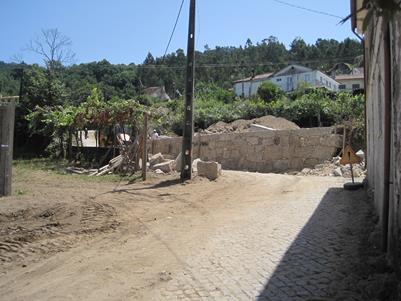 Rua da Riquinha está em obras